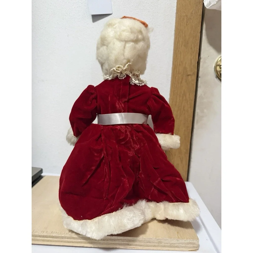 Soap Bottle Mrs Clause Plastic Face Christmas Decor Handmade